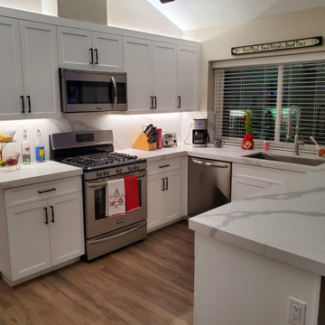 New Custom Cabinets and Countertop in Rancho Santa Margarita, CA