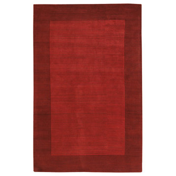Jaipur Transitional Area Rug, Red, 5'x7'