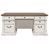Martin Furniture Durham 66" Doble Pedestal Executive Desk