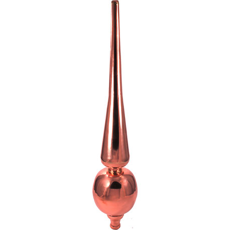 2.5"x2.5"x12.5" Mini Roman Finial, Copper