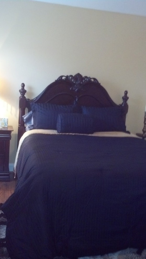 What should I put over this headboard??