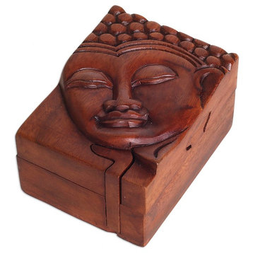 Glory of Buddha Wood Puzzle Box