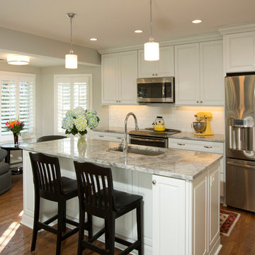 McLean Open White Kitchen