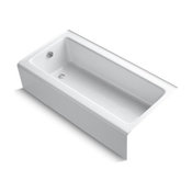 Kohler Bellwether 60" X 30" Alcove Bath w/ Left-Hand Drain, White