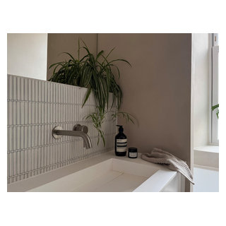 Microcement Bathroom - Scandinavian - Bathroom - Edinburgh - by Studio ...