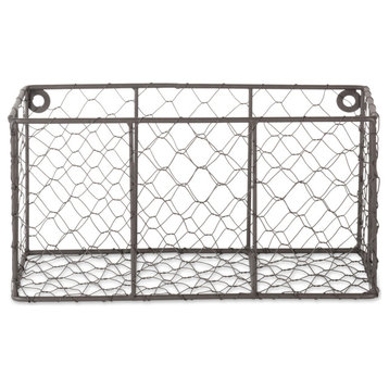 DII Wall Mount Chicken Wire Basket, Set of 2 Small