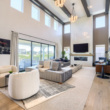Castle Pines Beams and Architectural Wall