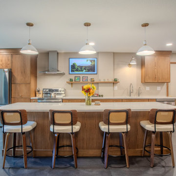 Calming Tones Kitchen