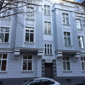 Die Fassade in neuem Glanz
