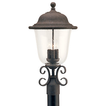 Sea Gull Lighting 3-Light Outdoor Post Lantern