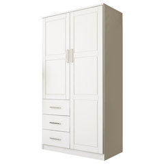  Palace Imports Metro 100% Solid Wood Wardrobe with