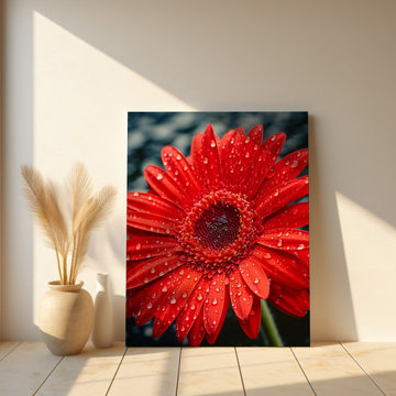 After the Rain Photorealistic Digital Artwork Floral Wall Art Prints