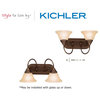 Kichler 5993 Telford 25"W 3-Bulb Bathroom Lighting Fixture - Chrome