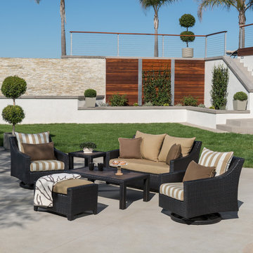 Deco™ Deluxe 6pc Love & Motion Club Seating Set - Maxim Beige
