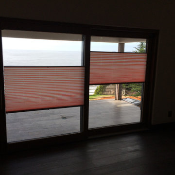 Customer Photos of Installed Pleated Blinds and Honeycomb Shades