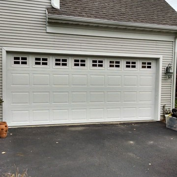 White Sectional Garage Door