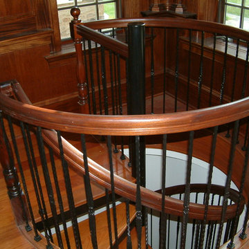 Forged Iron Spiral Stairs