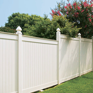 White Vinyl Privacy Fence
