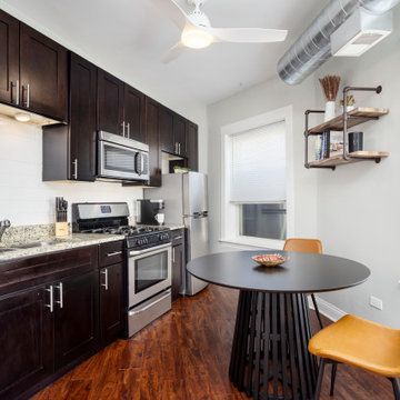 Montrose Flat Renovation: Mid-mod Eclectic