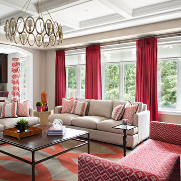 Transitional Family Room