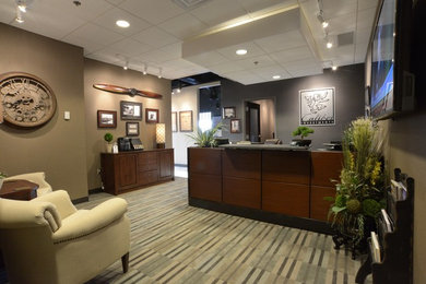 Example of a transitional home design design in Other
