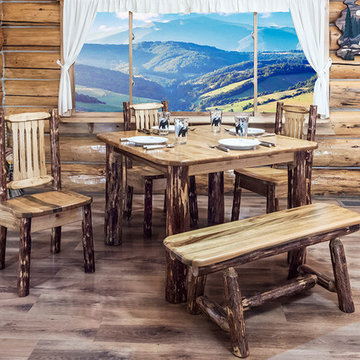 Glacier Country 4 Post Square Dining Table