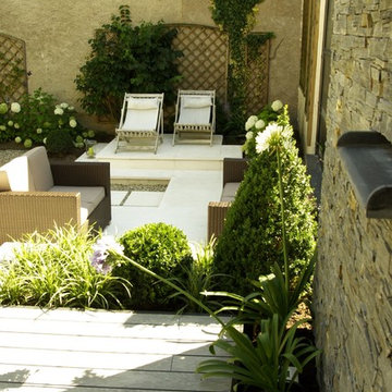 aménagement d'un jardin de ville
