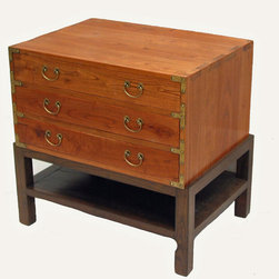 Three Drawers Accent Table - Side Tables And End Tables