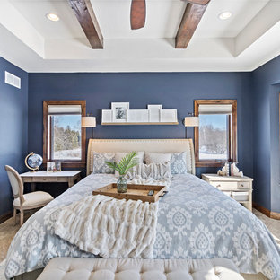 75 Beautiful Rustic Blue Bedroom Pictures Ideas Houzz