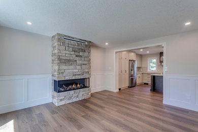 Inspiration for a living room remodel in Edmonton