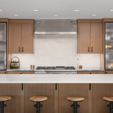 Warm Modern Gathering Kitchen