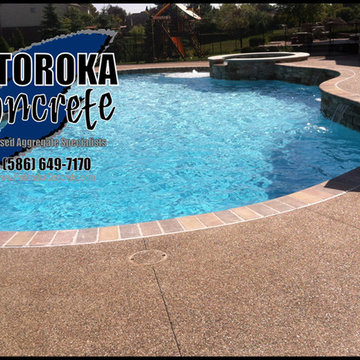 Potoroka Concrete Luxury In-Ground Swimming Pool Decks