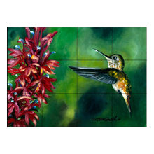 Hummingbird tiles