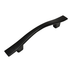Cosmas - Cabinet Pull, Flat Black - Cabinet And Drawer Handle Pulls