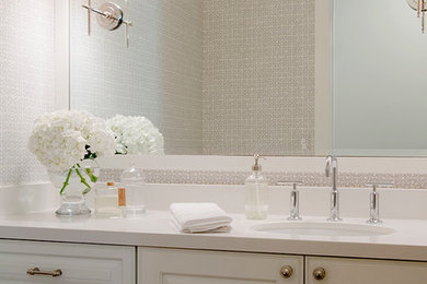 Example of a beach style bathroom design in San Francisco