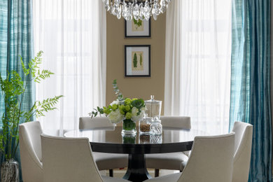 Inspiration for a mid-sized contemporary dining room in Other.