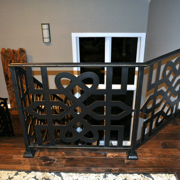 Moroccan Scroll Railing