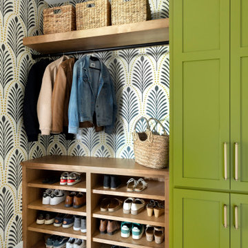 Verde Mudroom & Powder Bath Remodel | Lakeville, MN | White Birch Design
