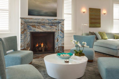 Trendy living room photo in San Francisco
