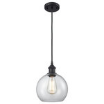 Innovations Lighting - Athens 1-Light LED Mini Pendant, Matte Black, Glass: Clear - A truly dynamic fixture, the Ballston fits seamlessly amidst most decor styles. Its sleek design and vast offering of finishes and shade options makes the Ballston an easy choice for all homes.