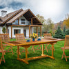Teak Wood Kasandra Rectangular Outdoor Patio Extension Dining Table