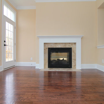 See Through Fireplace