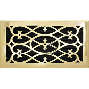 Victorian Solid Cast Brass Air Return Victorian Registers