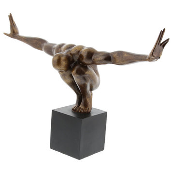 Traditional Bronze Polystone Sculpture 58272