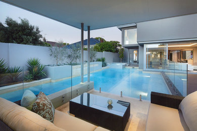 Modern pool in Perth.