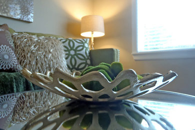 Example of a trendy home design design in Seattle