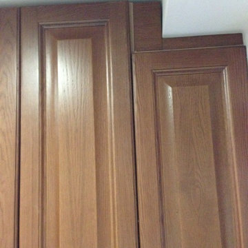Fabricacion de Muebles de Cocina con Puertas en Roble Macizo, Puertas en Roble