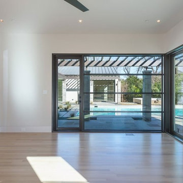 Thin Stile and Rail Iron Door