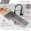 31"L x 18"W Stainless Steel Single Basin Undermount Kitchen Sink with Strainer