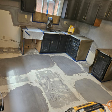 Kitchen Remodel (Floors & Backsplash)